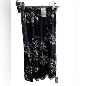 Chaser Flowy Maxi Skirt Vintage Flowers ***NWT